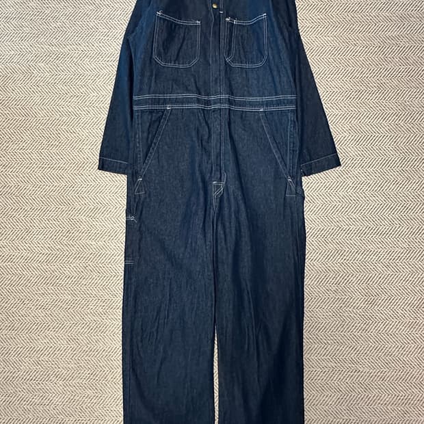 EDWIN101 canada made jump suit denim