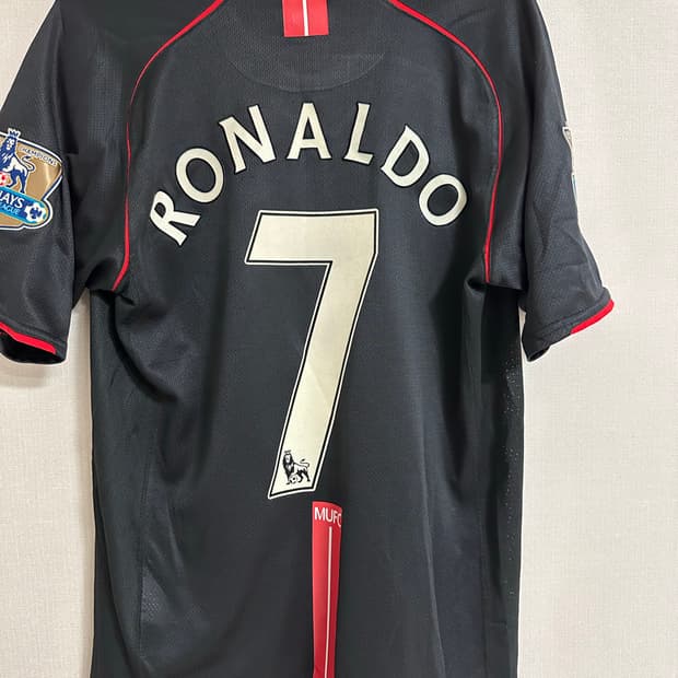 07-08 맨유 어웨이 호날두 (황금사자패치/M사이즈) 정품