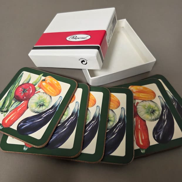 영국제 Pimpernel 레트로 티 코스터