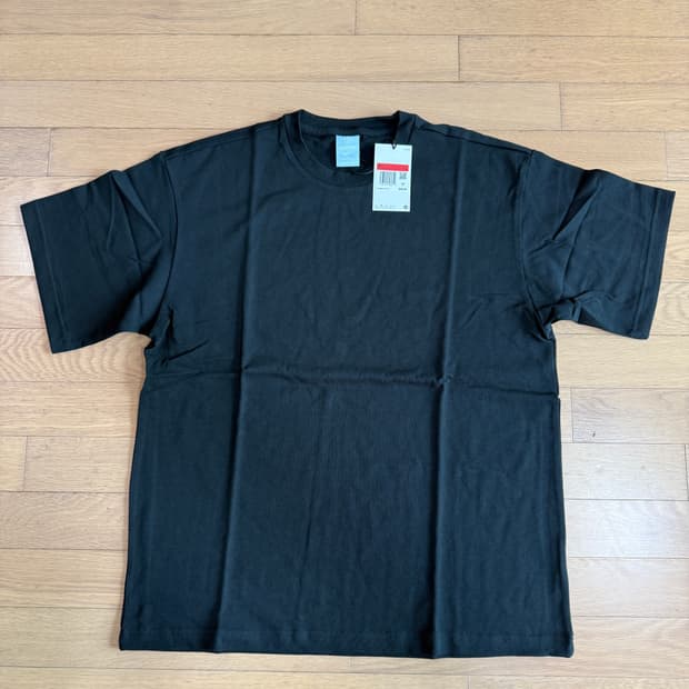 [L] 나이키 NOCTA 녹타 블랭크 무지 반팔 티셔츠 블랙 드레이크