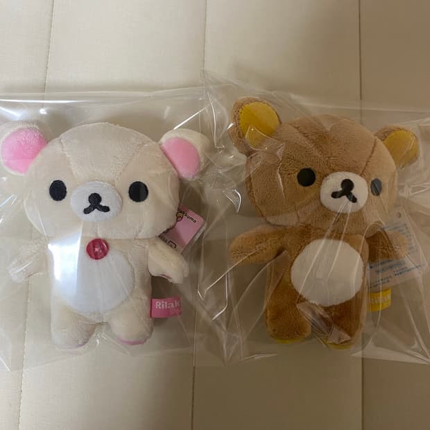 리락쿠마 그리고 코리락쿠마 키링 인형