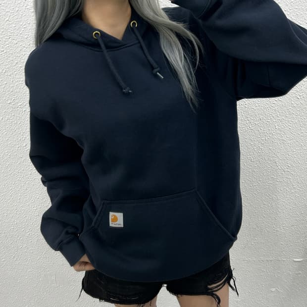 칼하트 네이비 후드 M