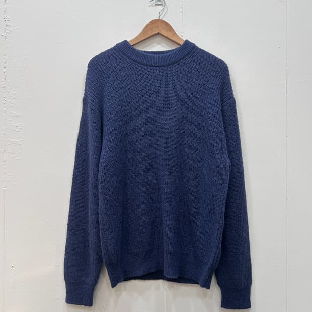 [100] 베르노 알파카 울 니트 남성 L사이즈 네이비