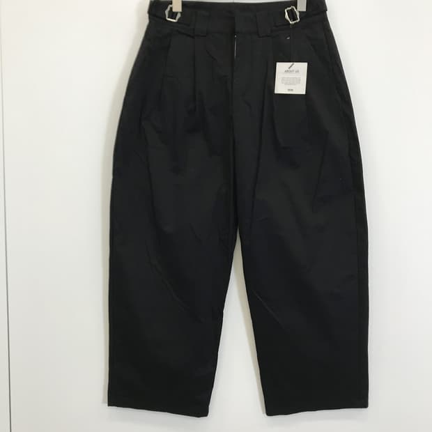 트릴리온 투턱 버클 와이드 치노팬츠 새상품 [XL]