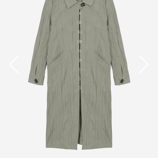 베이컨트 아카이브 HADID WRINKLE HOOK COAT LIGHT