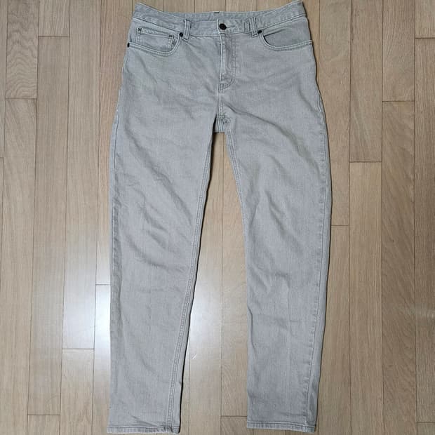 빈폴 베이지 컬러 데님 바지 31사이즈