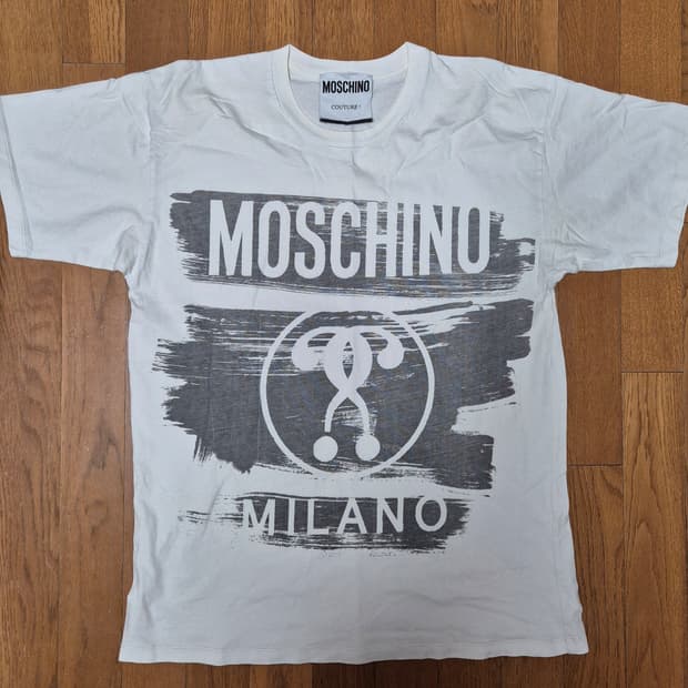 [L]모스키노 밀라노 반팔티 화이트