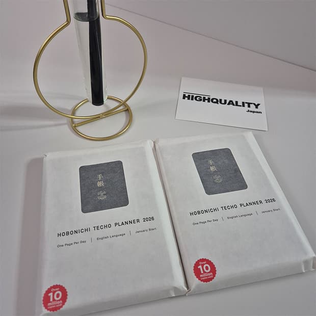 호보니치 2026 테쵸 데일리 플래너 A6 영문