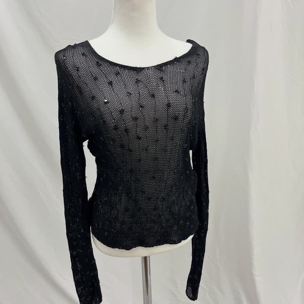 EXPRESS TRICOT see-through knit