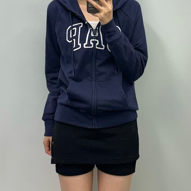 Gap 갭 네이비 후드집업