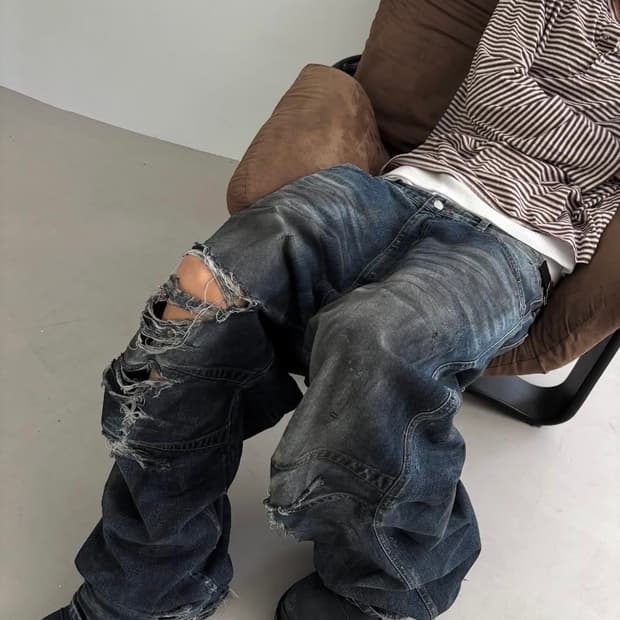 [1] 크랙로즈 디스트로이드 데님