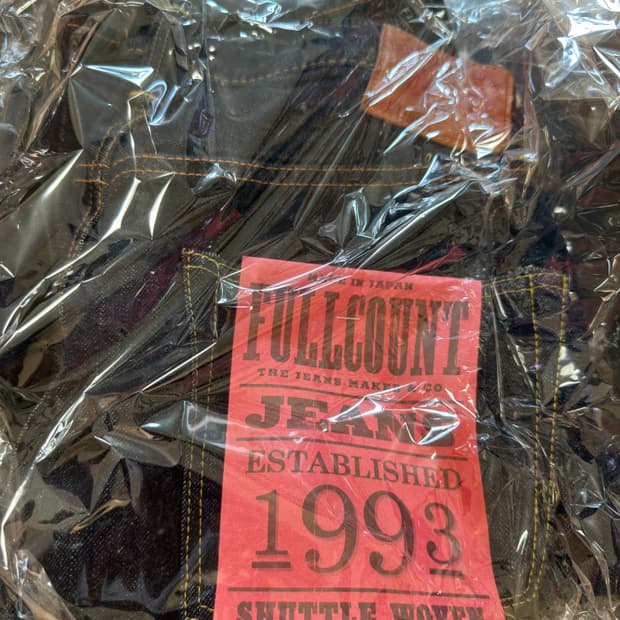 풀카운트 1101w 인디고블루 32/32 새제품 13.7oz