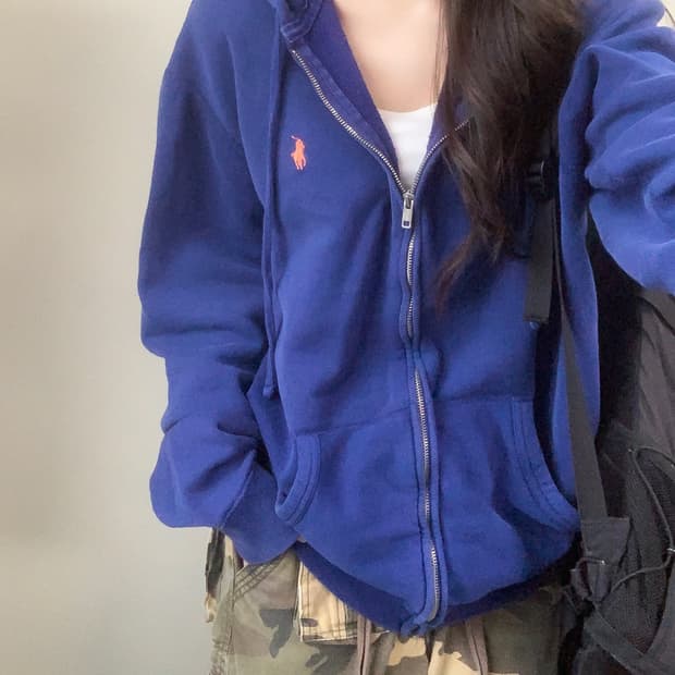 폴로 후드집업