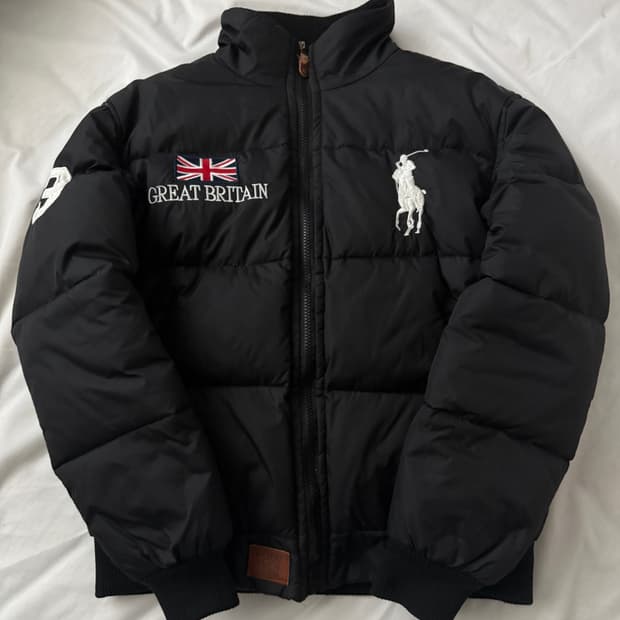 폴로 브리튼 숏패딩 M (실측 S)