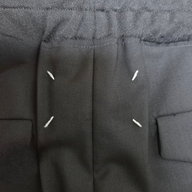 메종마르지엘라 Drawstring Wool Shorts