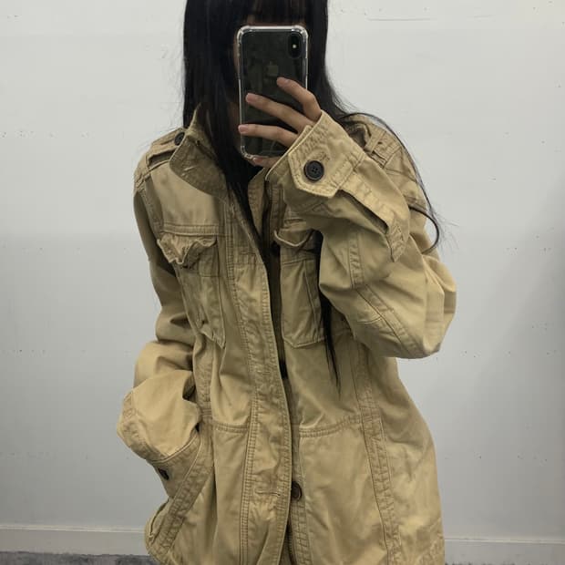 아베크롬비 빈티지 밀리터리 자켓
