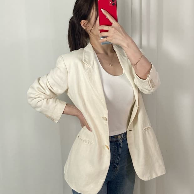 막스마라 이태리판 트위드자켓