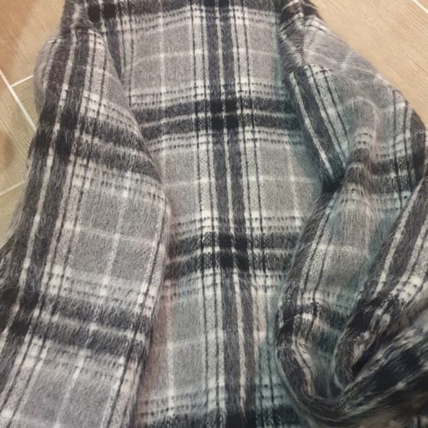 디스이즈네버뎃 체크무늬 자켓 겨울용