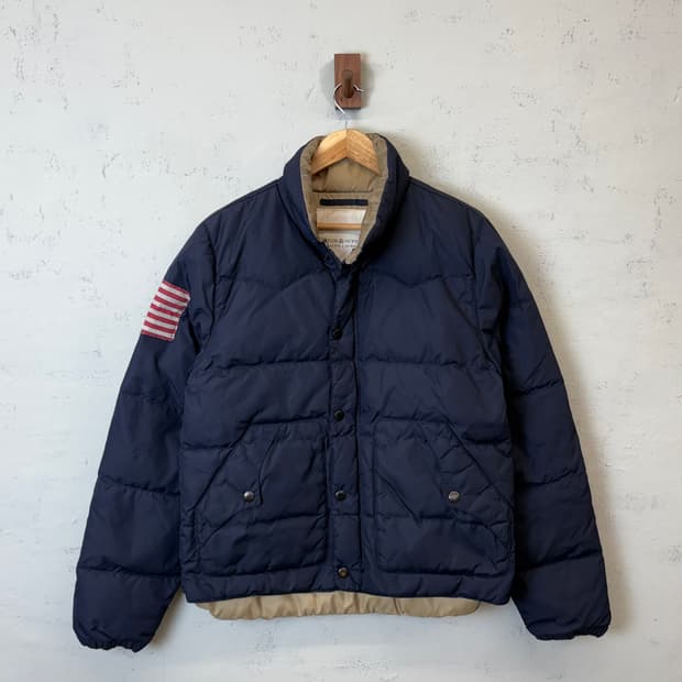 폴로랄프로렌 데님앤서플라이 성조기 패치 덕다운 패딩