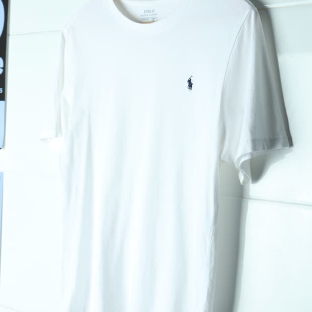 W(M) 폴로 랄프로렌 반팔 티셔츠 흰색 화이트 포니-H33292