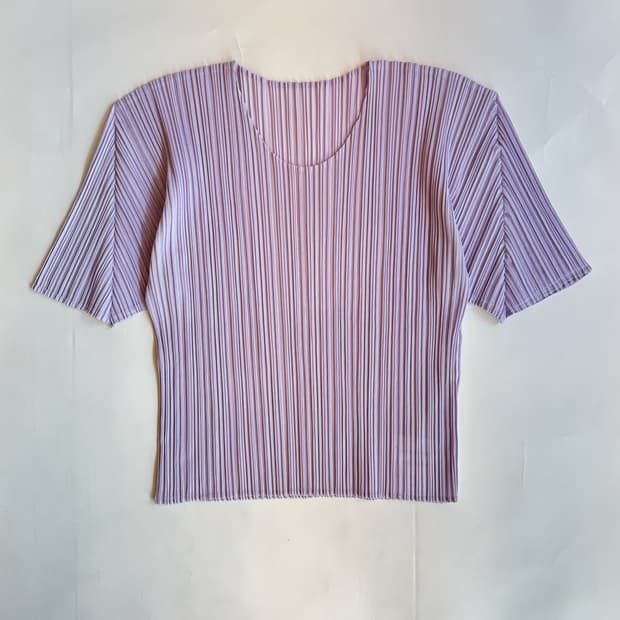 ISSEY MIYAKE PLEATS PLEASE LAVENDER TOP