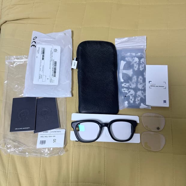 크롬하츠 안경 well hell yeah 무광 뿔테