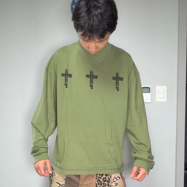 펜쇼 쑥색 롱슬리브