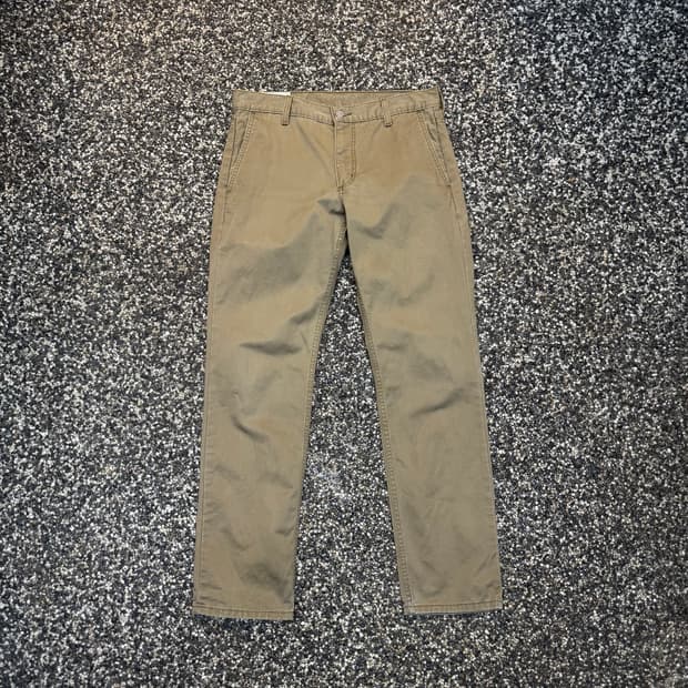 리바이스 브라운 스트레이트 코튼 팬츠 (32) 