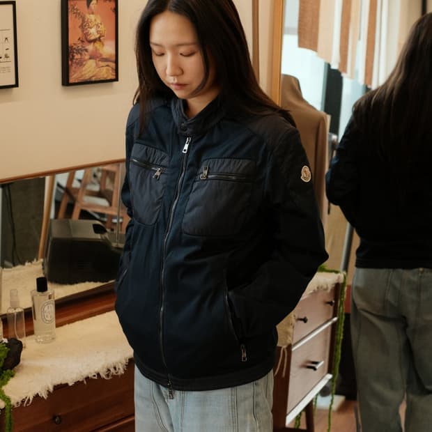 몽클레르 나일론 메쉬 자켓
