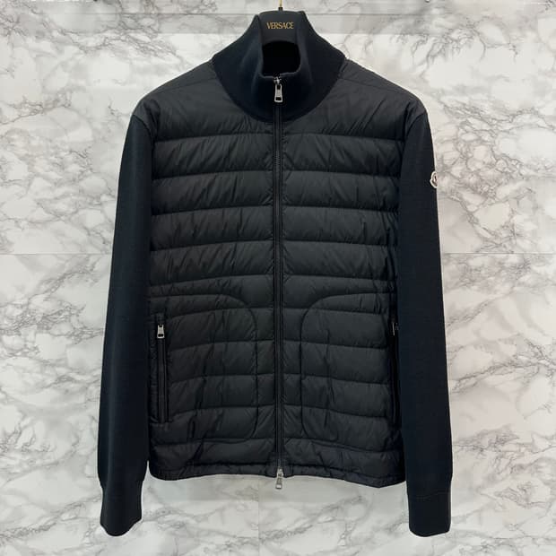 (XL) 몽클레어 김현우 니트패딩 블랙