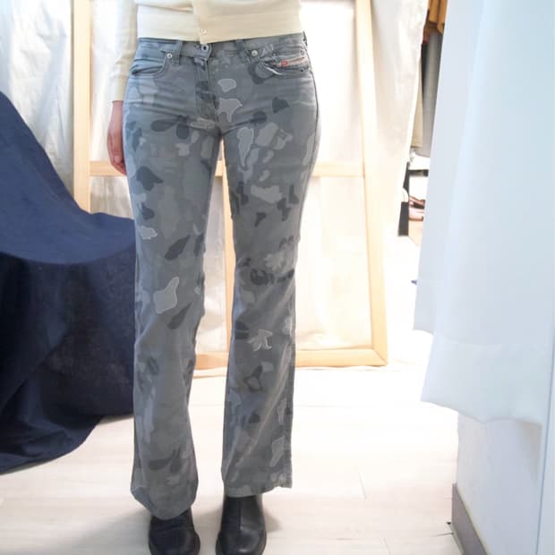 [DIESEL] camo pattern pants