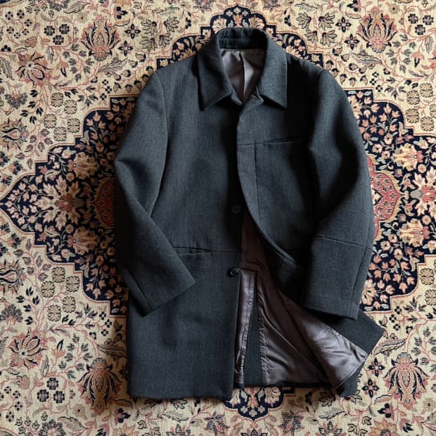 Sacai 사카이 커버트울 코트 100