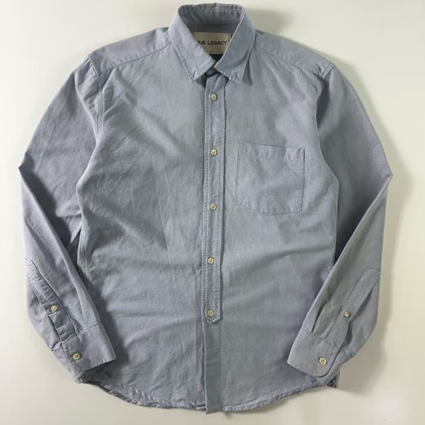 Our legacy  아워레거시 코튼 소라 옥스퍼드 셔츠 