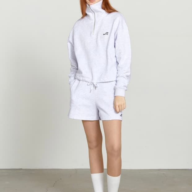 마르디 메크르디 하프집업&반바지 세트