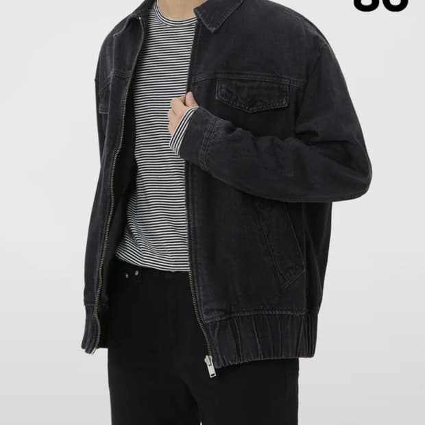 86로드 데님 청자켓 남자100