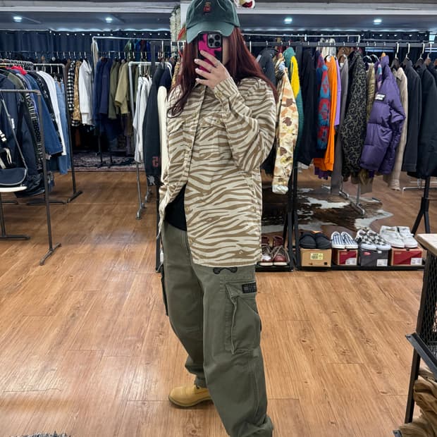 베이프 데저트 카모 셔츠자켓