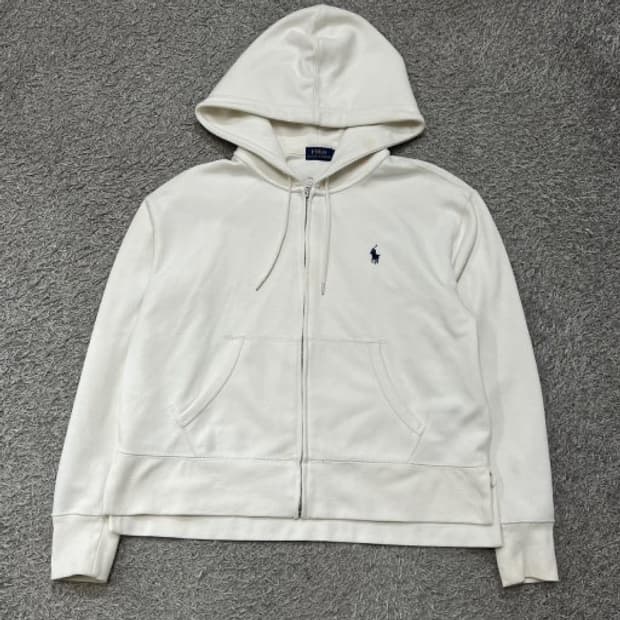폴로 랄프로렌 여성 후드집업 아이보리