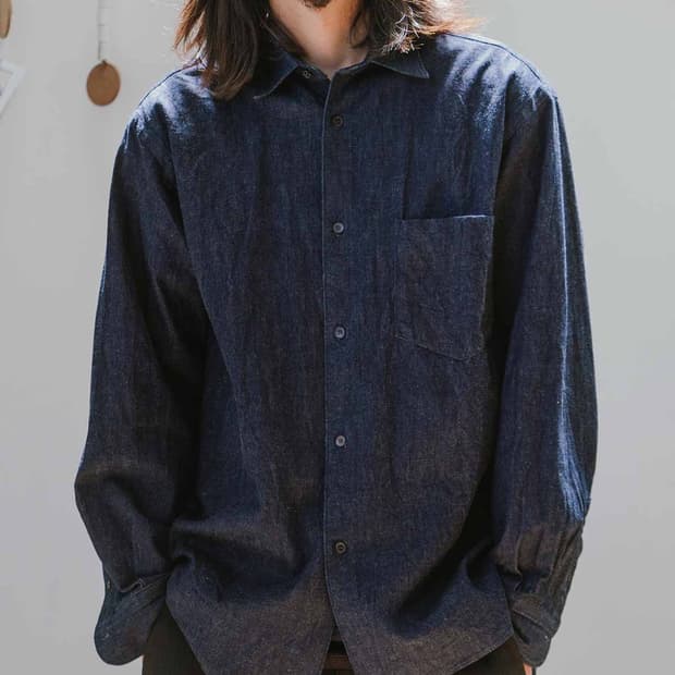 코모리 데님 셔츠