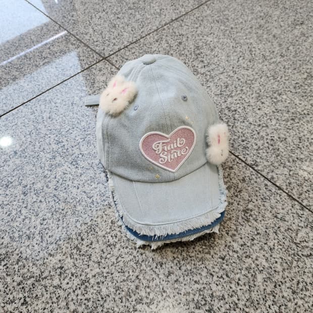 연청데님 토깽이모자