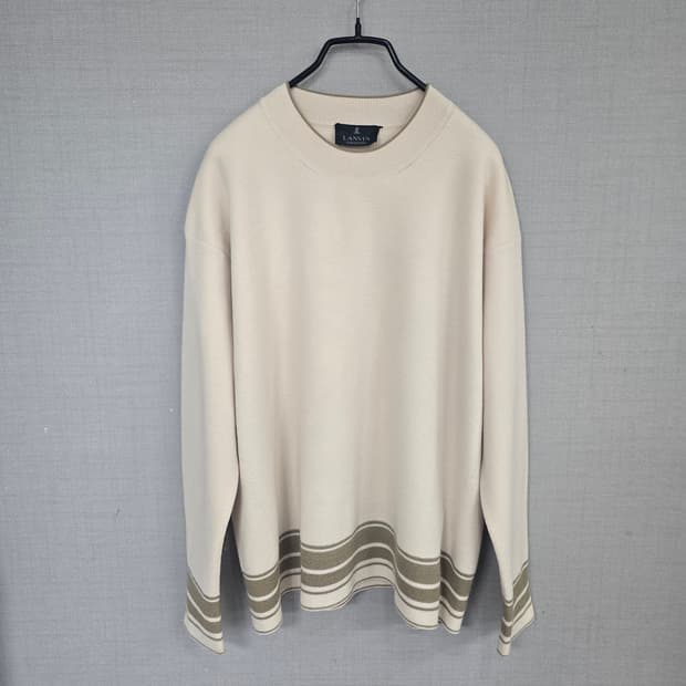 랑방 귀여운 자수레터링 모혼방 니트