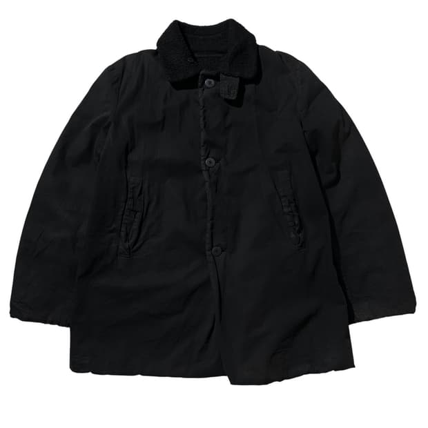 45RPM 리버시블 플리스 싱글 자켓 블랙