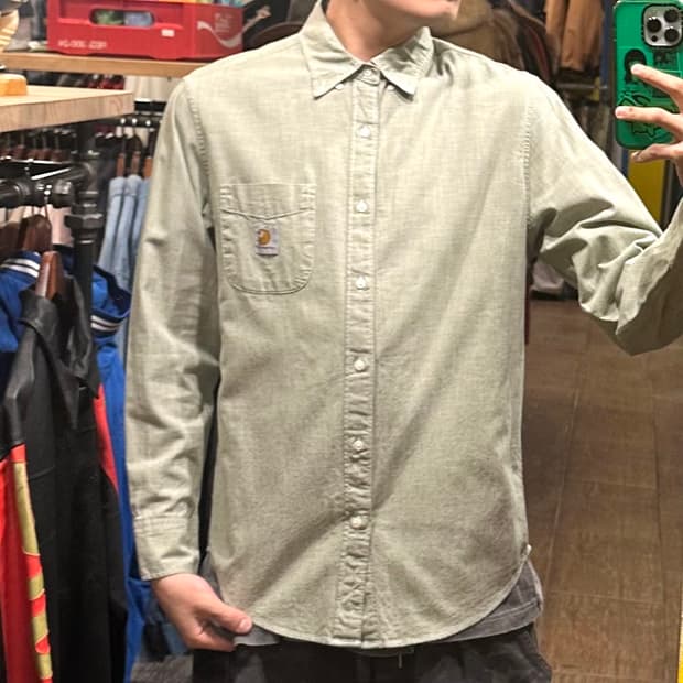 [HI] 칼하트 셔츠 카키