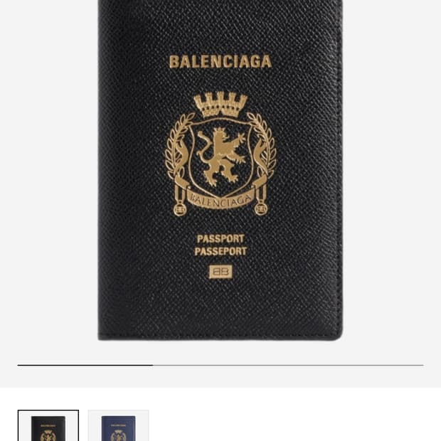 발렌시아가 여권 지갑 패스포트 홀더