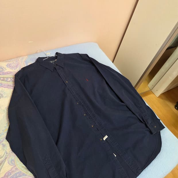 [2XL] 폴로 랄프로렌 오버핏 셔츠 네이비