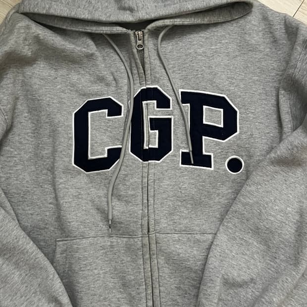 코드그라피(Codegraphy)  CGP 아치 로고 후드 집업