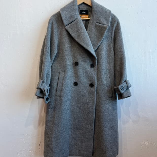 LINE 라인 베이비알파카 울 코트 