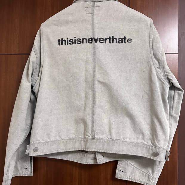 디스이즈네버댓 트러커 자켓 그레이