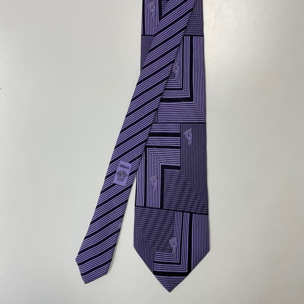 Gianni Versace 베르사체 모노그램 정품 명품넥타이
