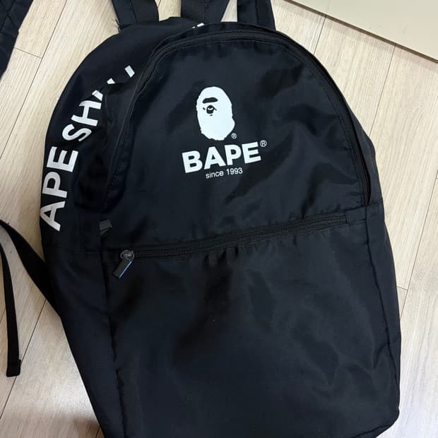 베이프 BAPE 잡지부록 블랙 백팩