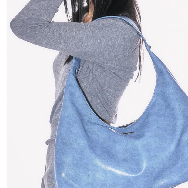 마코이 Standard Classic Hobo Leather Dear S